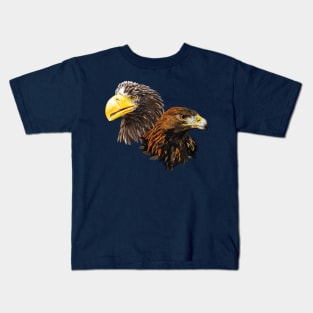 Giant Pigargo and Golden Eagle Kids T-Shirt